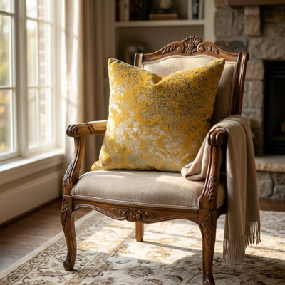 Coussin de luxe texturé Golden Cosmo