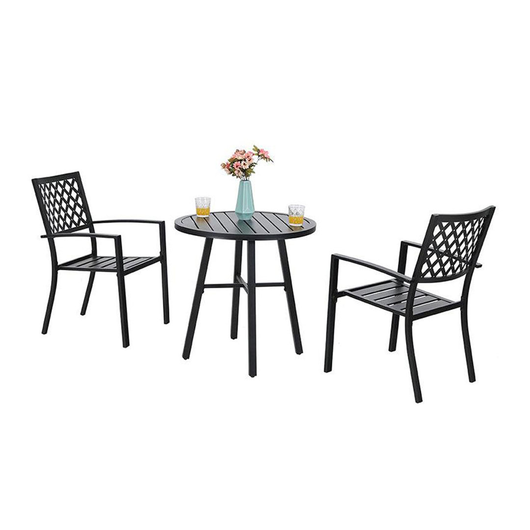 Alyah Round 3 - Piece 2 - Person 71.1Cm L Outdoor Bistro Set