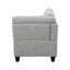 Canapé modulaire réversible de 118 pièces en flanelle de 118 po avec repose-pieds-647977925