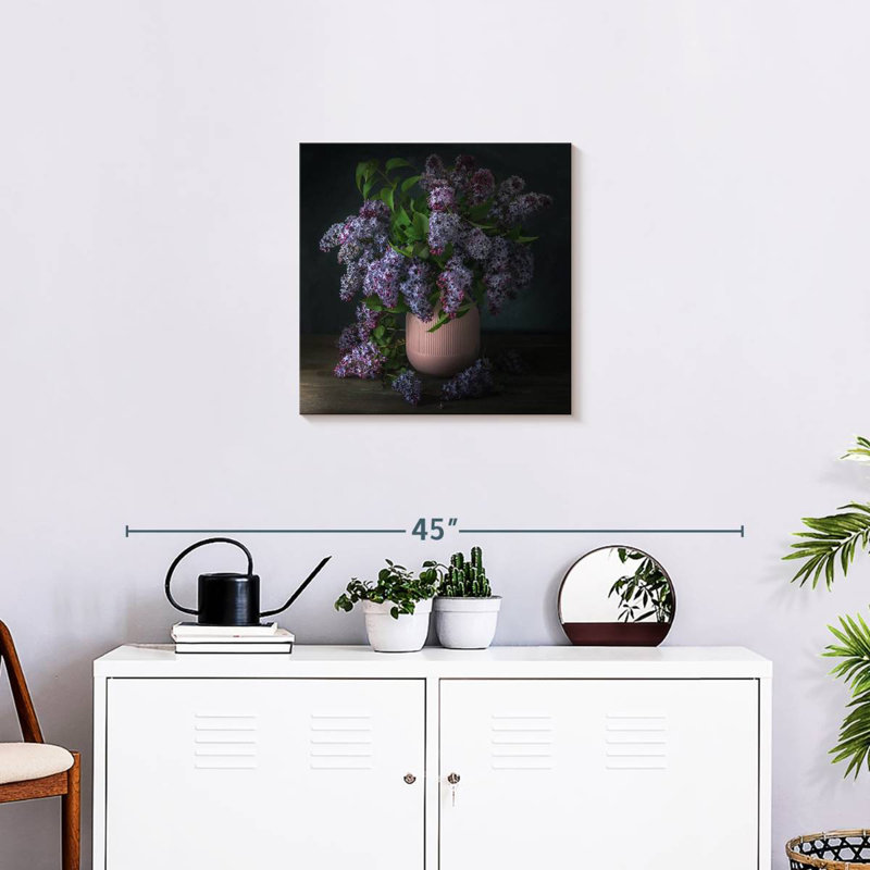 Bouquet Harnek lilas mauve, H 20 po x l 20 po