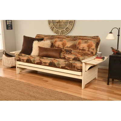 Johnte 82'' Wide Full Futon And Mattress