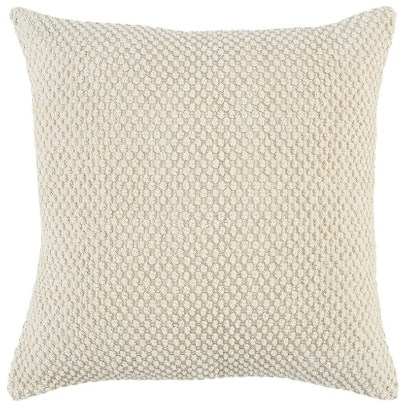 Coussin décoratif en coton, Naturel