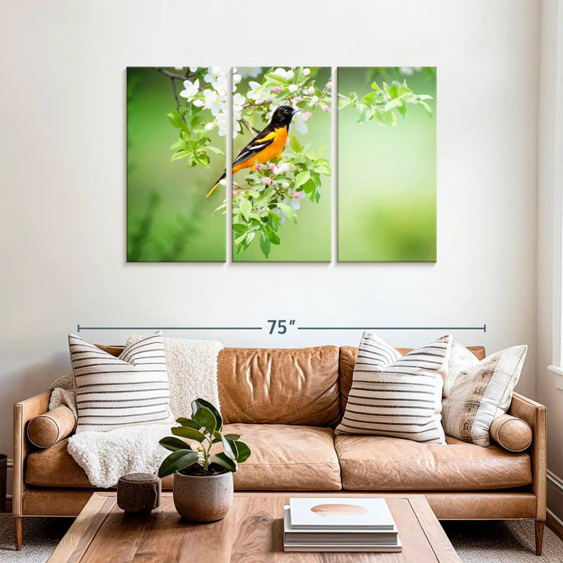 Brampt oriole, H 36 po x l 57 po