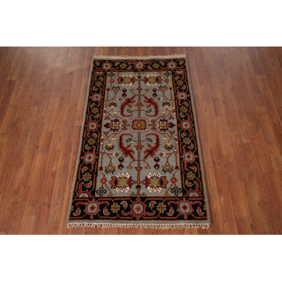 Handmade Wool Traditional Oriental Rug 3x5