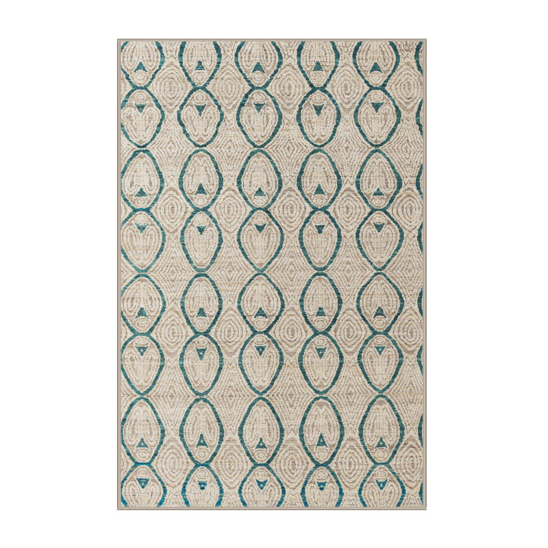 Abstract Indoor Rug, Rectangle 8' x 12'