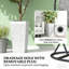 Jardinières empilables, ensemble de 3 jardinières d'extérieur-126622306