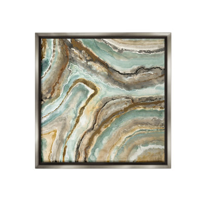 "Motif minéral Geode" par Liz Jardine sur toile