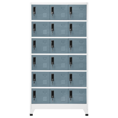 Metal 90cm Employee Locker with Key