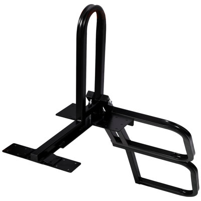 Foldable Pickup Truck Tailgate Two-Step Ladder - Universal Fit. Drilling Hex Screws for Easy