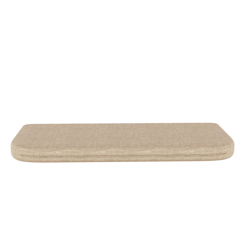 Ottoman/Bench Replacement Cushion 19L x 42.75W x 3D Sunbrella, Cast Ash Sunbrella® Plainweave
