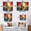 Voilier mélodique III - impressions multicolores sur toile-213561093-213561092-213561090