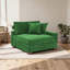 Fauteuil rembourré en velours côtelé Milbrey-253430669-235624980