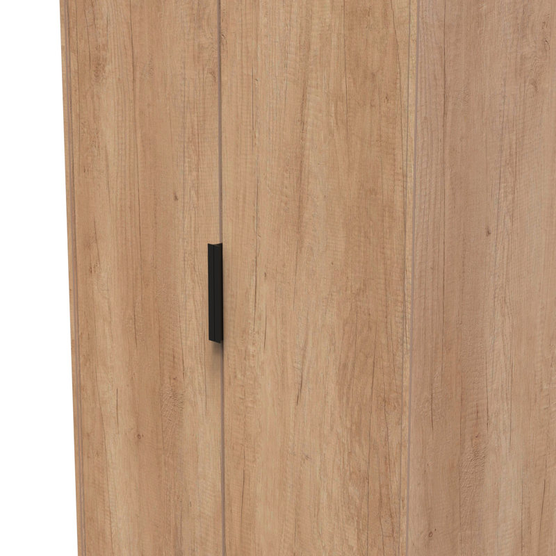 Turah Manufactured Wood Wardrobe, Nebraska Oak