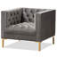 Upholstered Armchair-1551656295