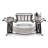 Gourmet Basics by Mikasa Hostess Buffet Caddy