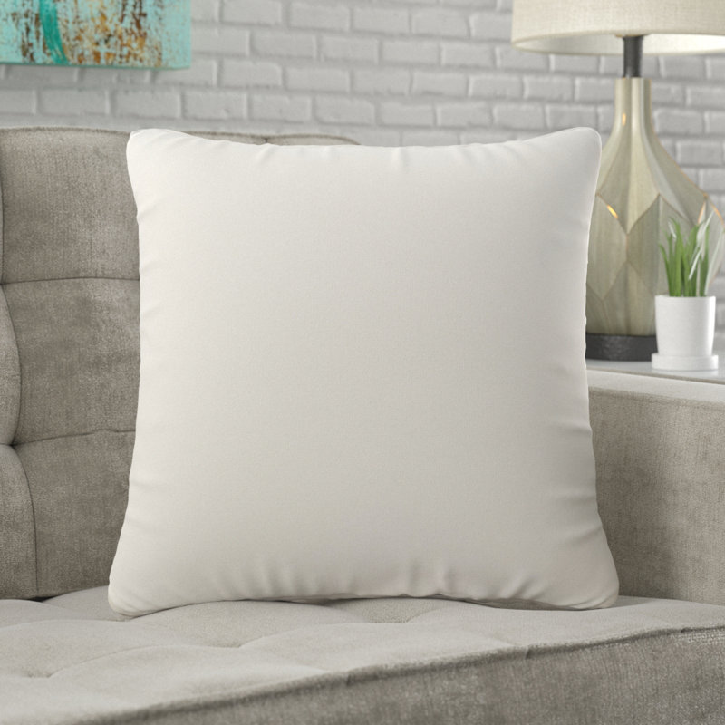 Outdoor Reversible Throw Pillow, 20" x 20", Navy