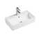 Wayfair Basics™ Belue 550mm L x 550mm W White Ceramic Rectangular Countertop Basin Sink with Overflow
