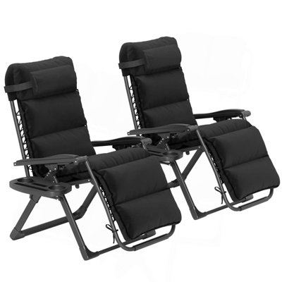 Reclining Folding Outdoor Chairs,Lounge Chair Set