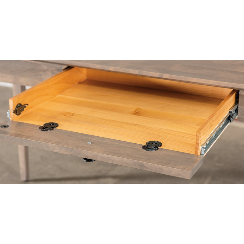 Bureau d'écriture Malani, 29.75" H x 64.25" W x 50" D, Bois flotté