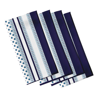 Ferrier Polyester Geometric Square Napkin