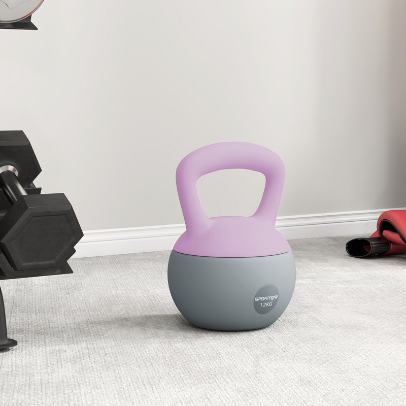 Kettlebell, Purple/Grey