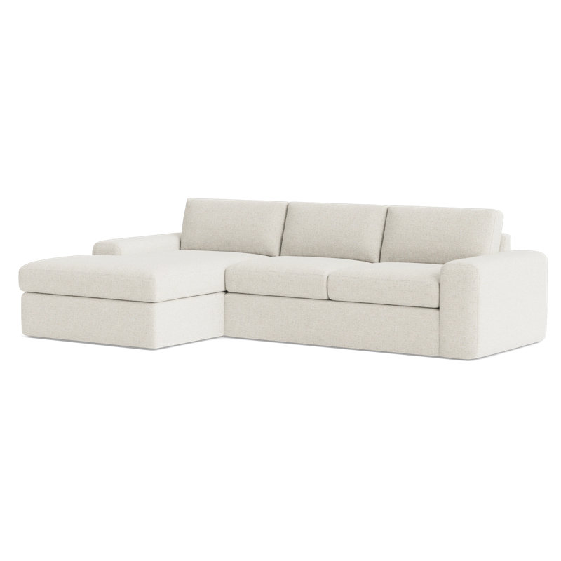 The OG Sectional, Left Hand Facing, Basil PolyPerformance Weave - Basilester Blend