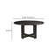 Glenn Round Dining Table Dark Brown