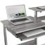Poste de travail gris Techni Mobile - Bureau tout-en-un avec rangement intégré et conception ergonomique-566322473