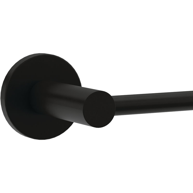 Precept Wall Mounted Toilet Paper Holder, Matte Black