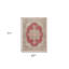 Tapis tissé à la machine 4 pi x 6 pi Red Medallion