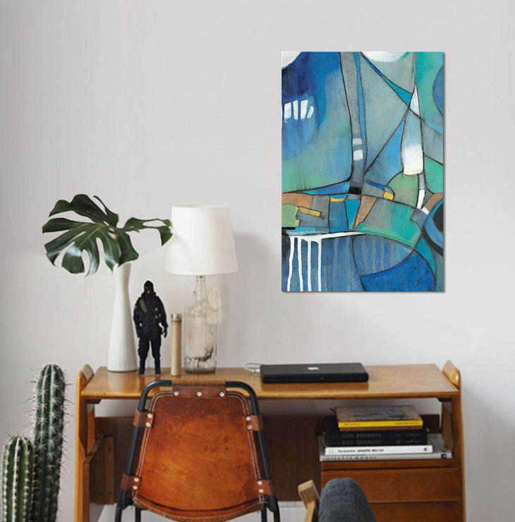 «Rose Bud II», impression sur toile tendue, H 12 po x l 8 po x P 0,75 po, Toile tendue, Pas de tapis