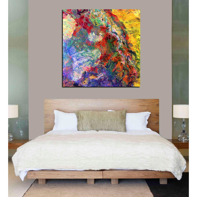 «Earth As Art: Melted Colors», art mural sur toile, H 12 po x l 12 po x P 0,75 po