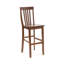 Tabouret de bar et de comptoir à siège capitonné en losange-2145297197-2145297198