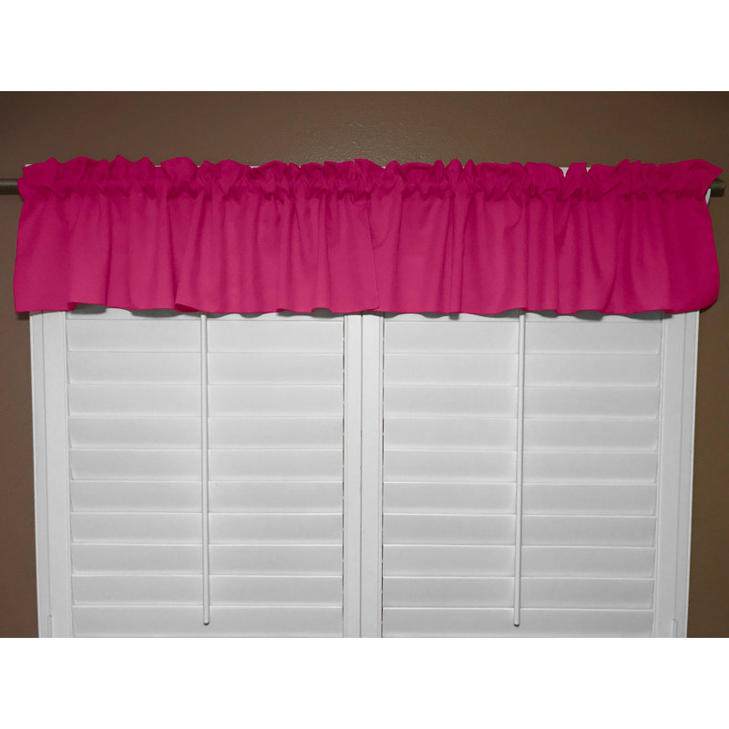 Cantonnière sur mesure l 58 po Pastorella, L 58 po x L 28 po, Fuchsia