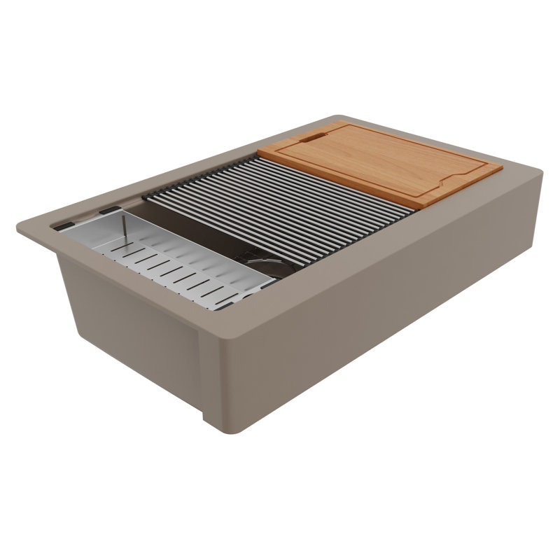 Évier de cuisine Karran Quartz, Béton