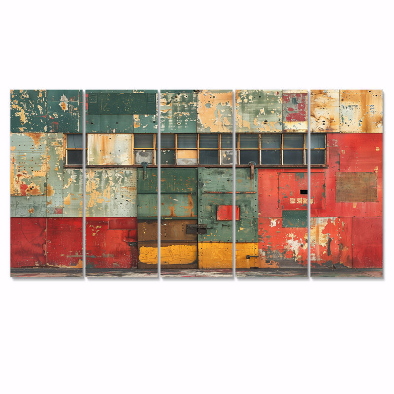 Foulton - Warehouses Wall Art Print Set, 28" H x  60" W
