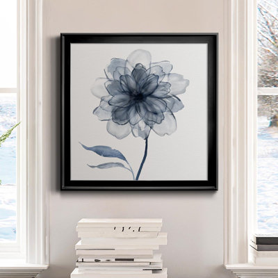 " Indigo Bloom IV " Painting Print