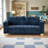 Chenille Upholstered Couch