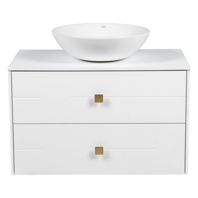 Meuble-lavabo autoportant avec lavabo Spruha-F_Modern