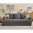 Berlinde 89" Upholstered 3 Seater Sofa-1844575868