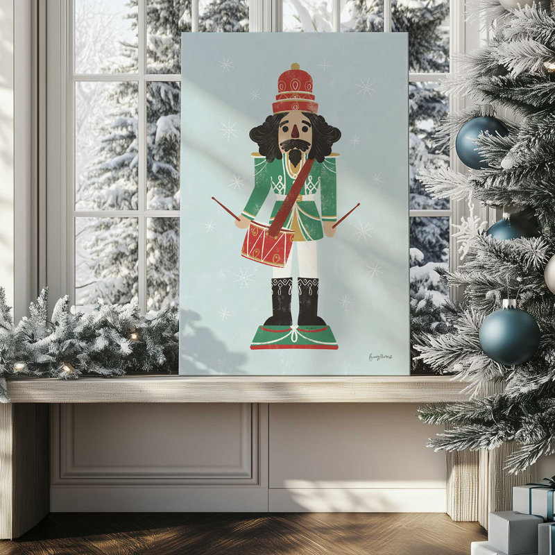 «Holiday Nutcracker IV», reproduction sur toile roulée, H 18 po x l 12 po x P 1,25 po, Toile tendue