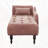 60.6" Velvet Chaise Lounge Buttons Tufted Nailhead Trimmed-66830240
