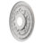 EnduraForm PVC Baltimore Thermoformed Ceiling Medallion, 16"OD x 3 1/2"ID x 1"P (Fits Canopies up to 6 1/2"), Metallic Gold Rush-70556177-137634726