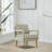 Mid-Century Armchair , Accent Chair with Chenille Armrest & Soft Cushion-1579975872