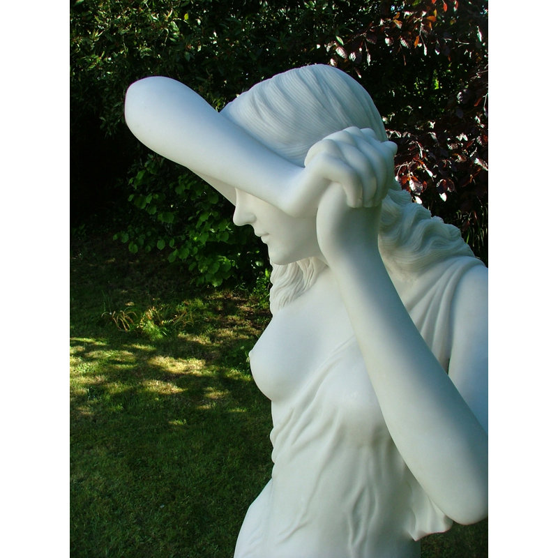 Weather Resistant UV Resistant Plastic Garden Statue, 83cm H x 25cm W x 18cm D