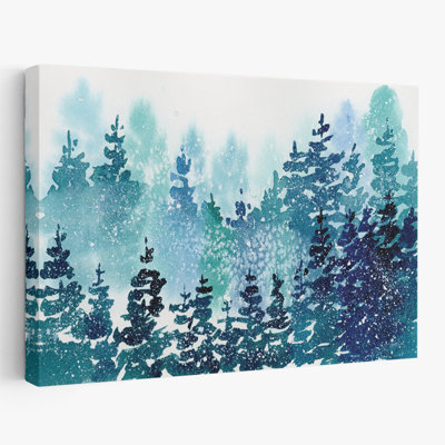 Forêt de Noël - art de Noël