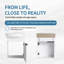 Meuble-lavabo simple avec plateau 16,82 po