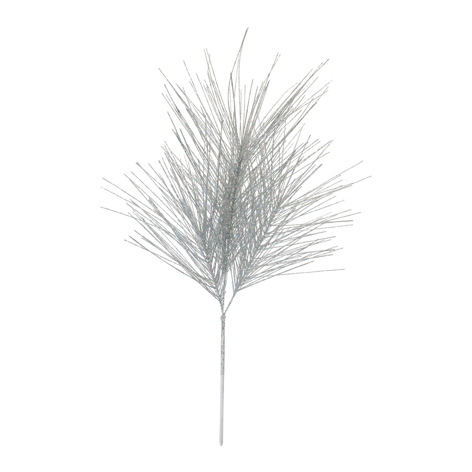 Glittered Pine Spray (Set of 4)