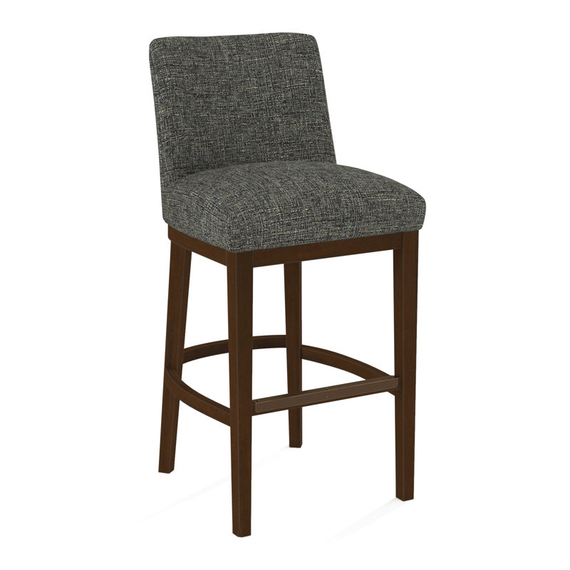 Upholstered Stool, 61536-78, Pecan
