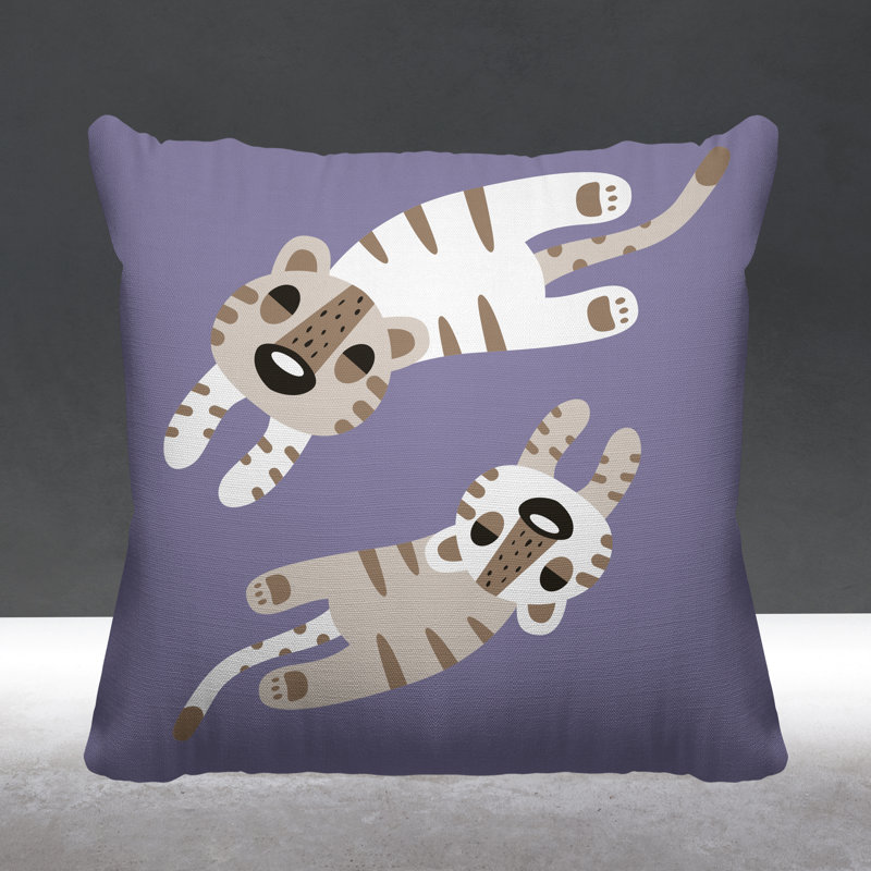 Coussin Jiba, L 17 po x H 17 po, Iris